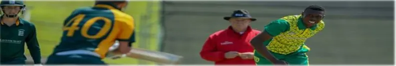Nigerian cricketers celebrating a wicket