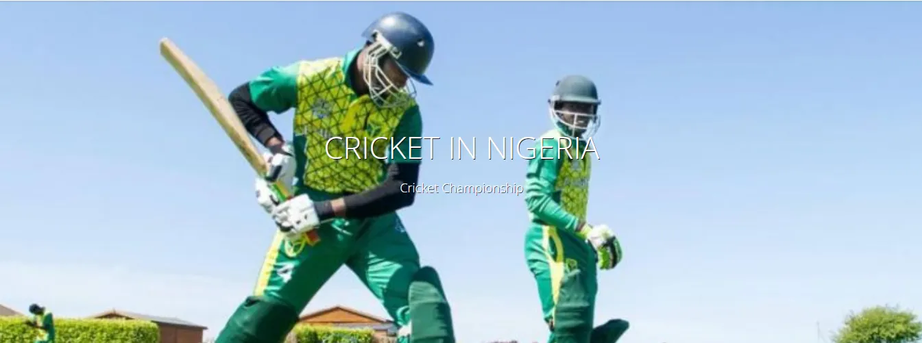 A Nigerian batter playing a shot in a T20 international