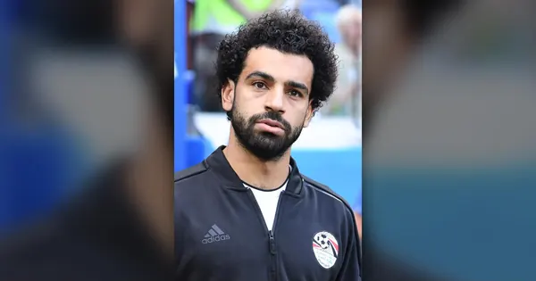 Mohamed Salah in Egypt colours
