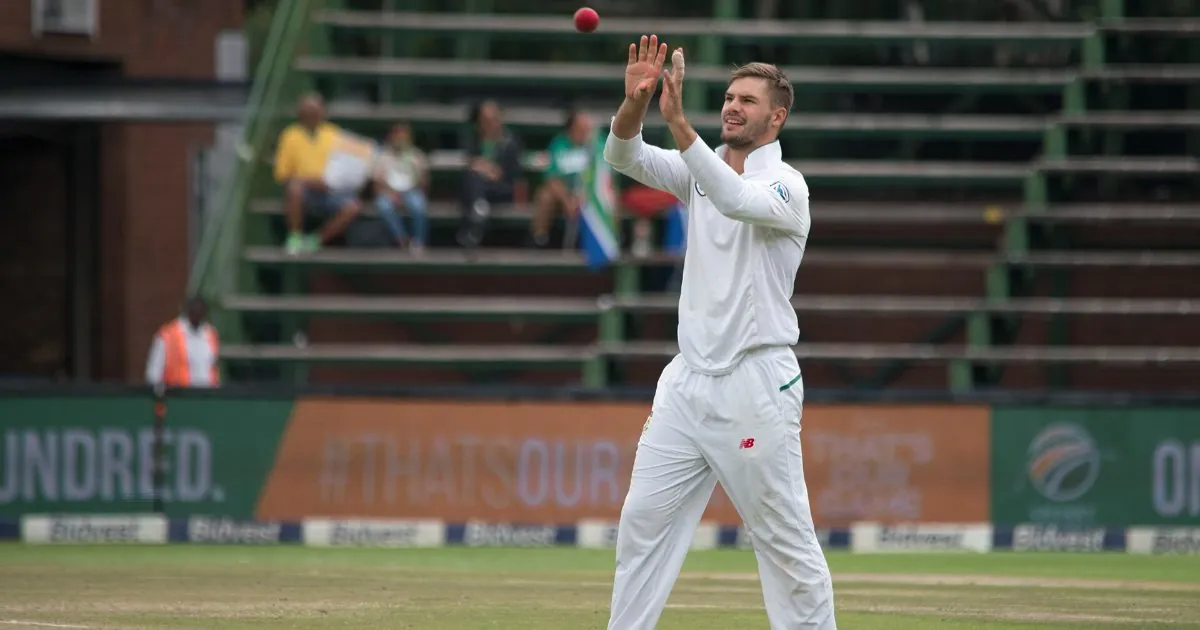 Aiden Markram of South Africa on a cricket field