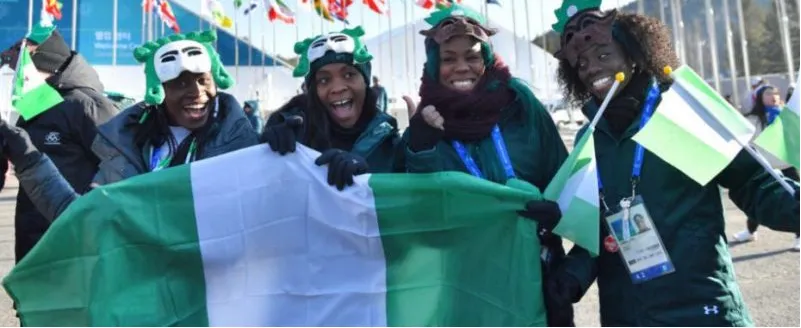 Nigeria Bobsledding and Skeleton Team, from our photo archive