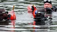 Scuba divers in open water